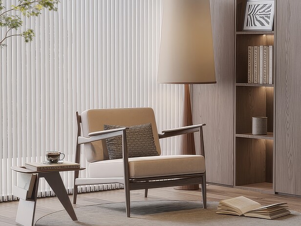 单人沙发SU模型下载-1