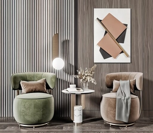 休闲椅3D模型下载-1