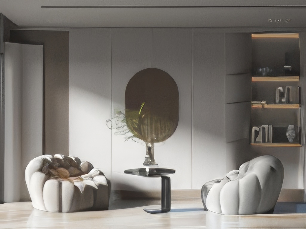 单人沙发3D模型下载-1