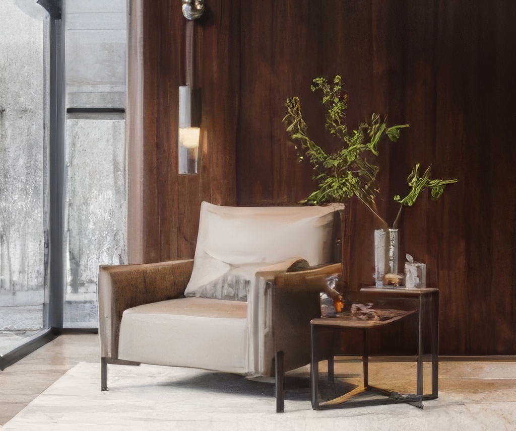 单人沙发3D模型-1