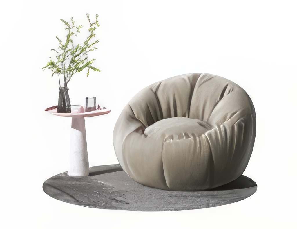 单人沙发3D模型下载-1