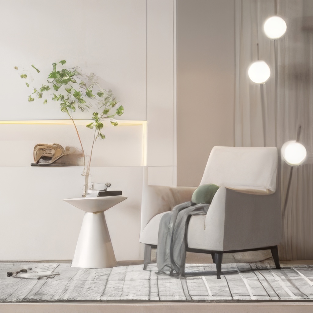 单人沙发3D模型下载-1