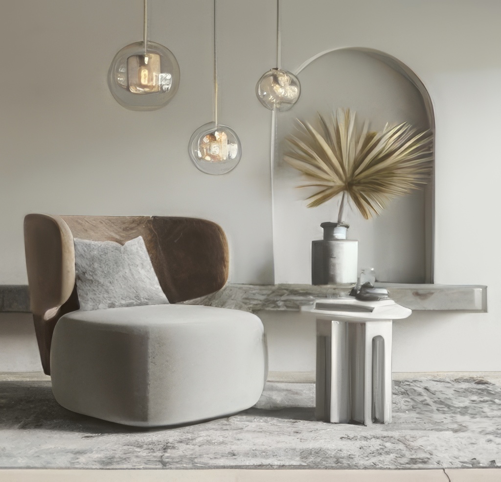 单人沙发3D模型下载-1