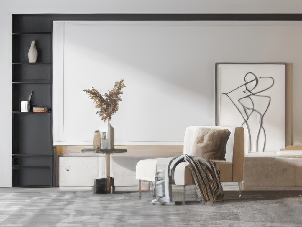 单人沙发3D模型下载-1