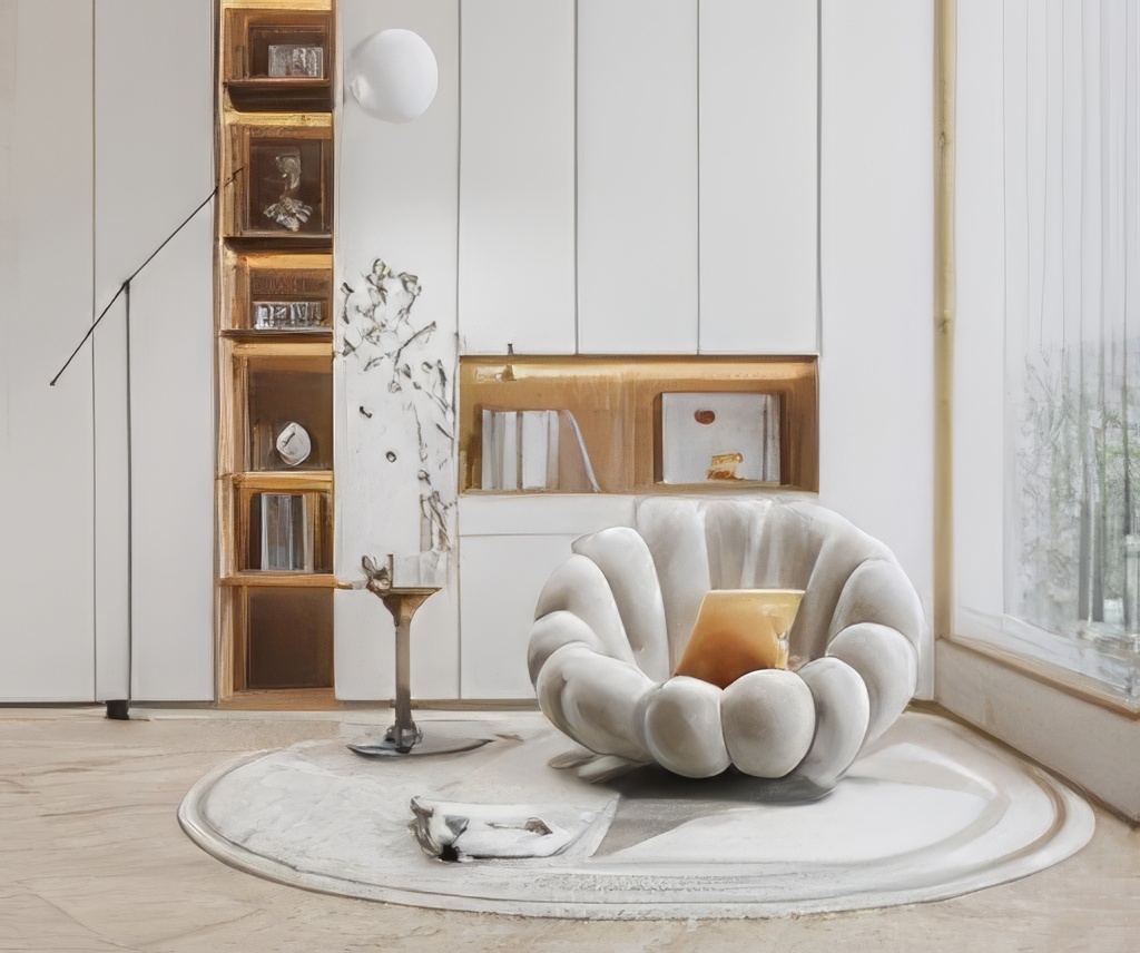 单人沙发3D模型-1