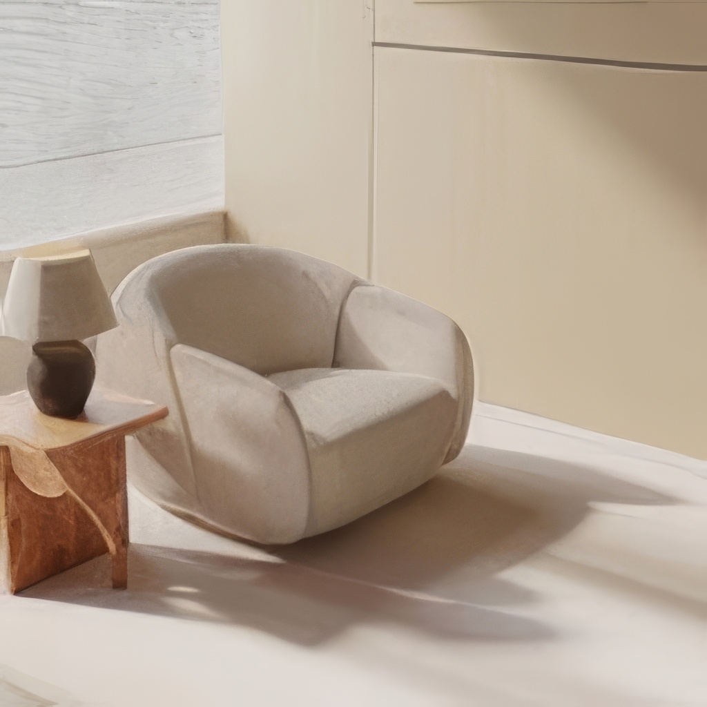 单人沙发3D模型-1