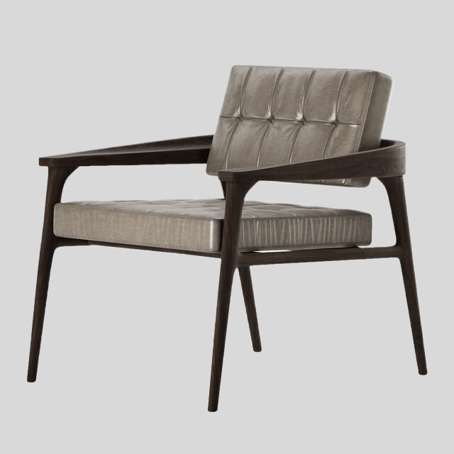 单人沙发3D模型下载-1