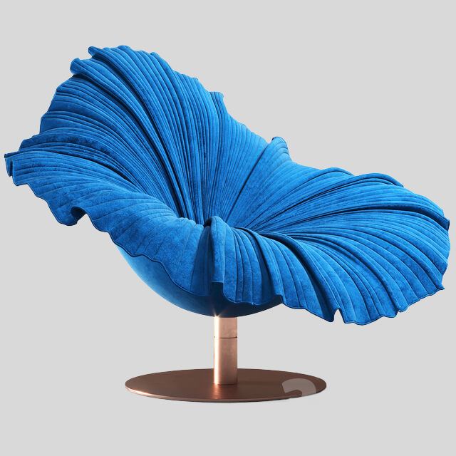 单人沙发3D模型下载-1