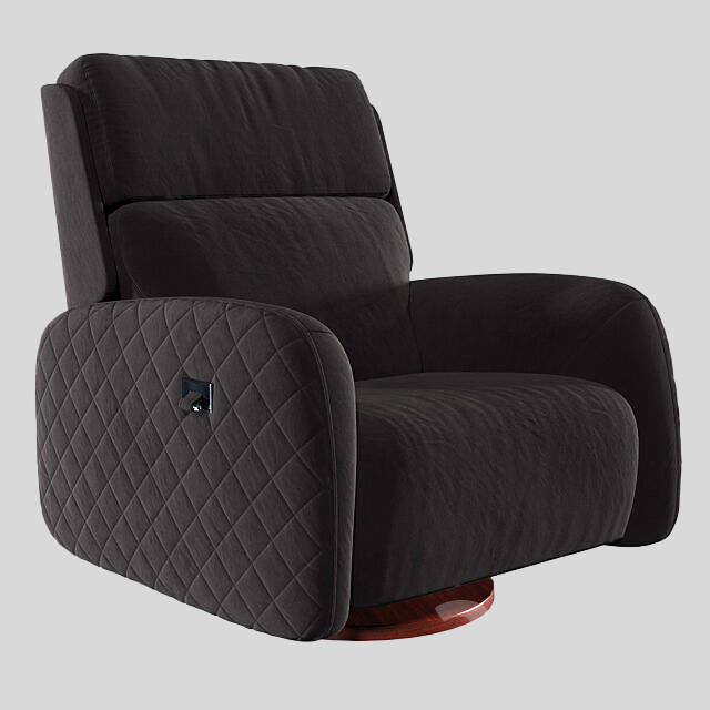 单人沙发3D模型下载-1