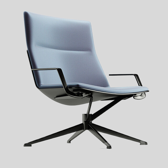 单人沙发3D模型下载-1