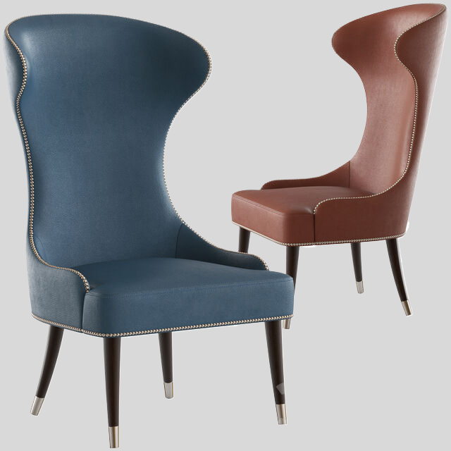 单人沙发3D模型下载-1