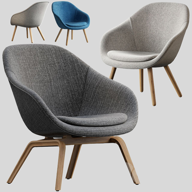 单人沙发3D模型下载-1