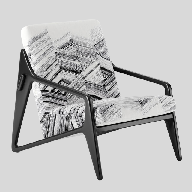 单人沙发3D模型下载-1