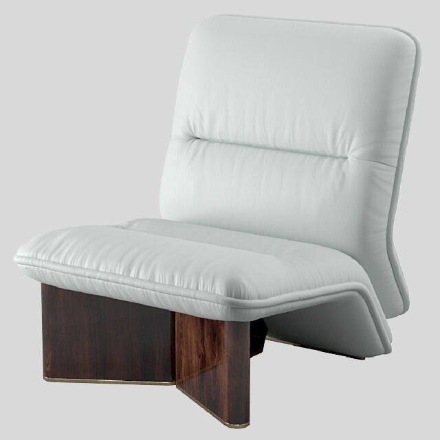 单人沙发3D模型下载-1