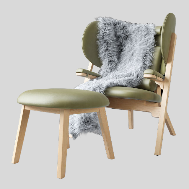 单人沙发3D模型下载-1