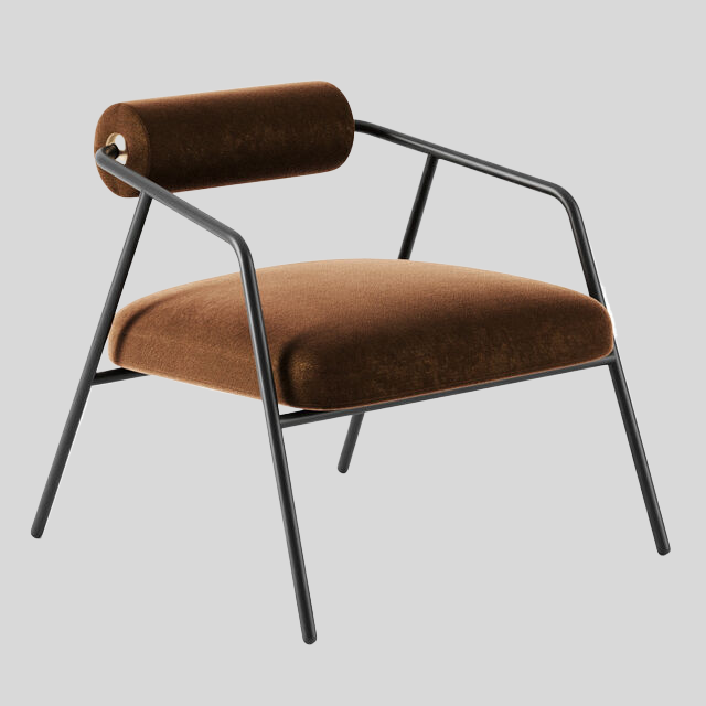 单人沙发3D模型下载-1