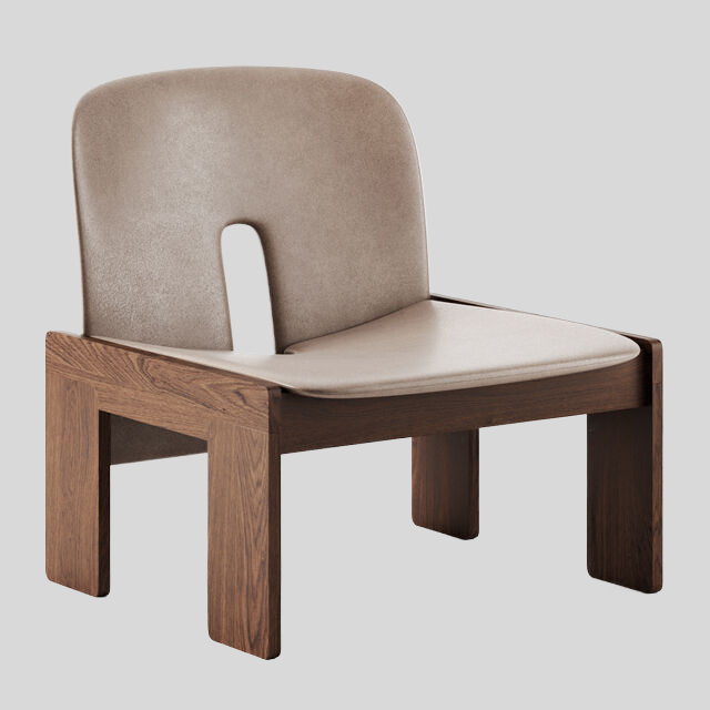 单人沙发3D模型下载-1