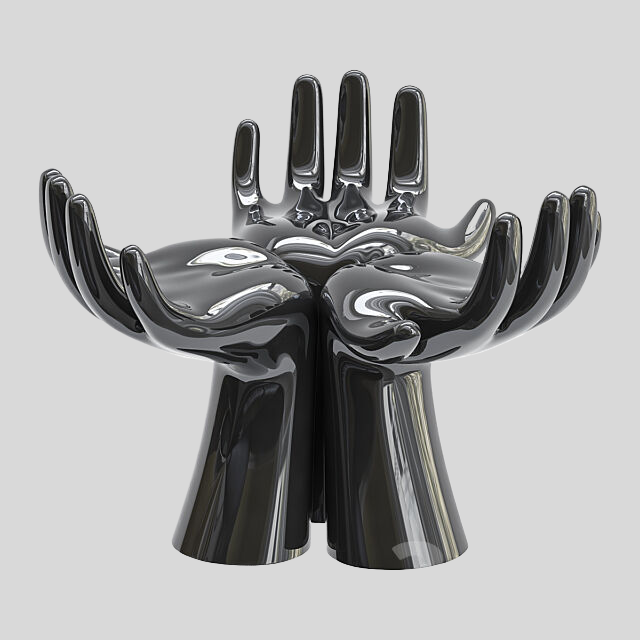 单人沙发3D模型下载-1