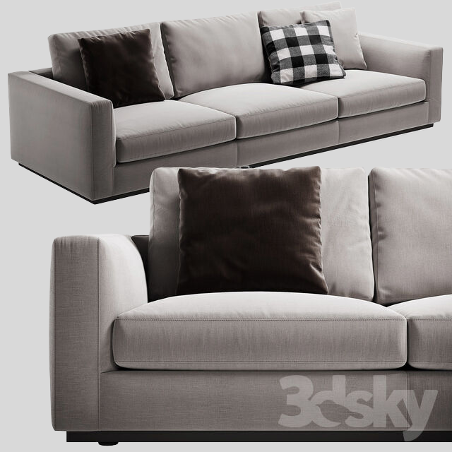 多人沙发3D模型下载-1