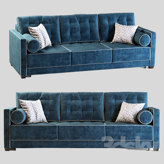 多人沙发3D模型下载-1