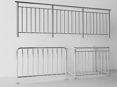 栏杆3D模型下载-1