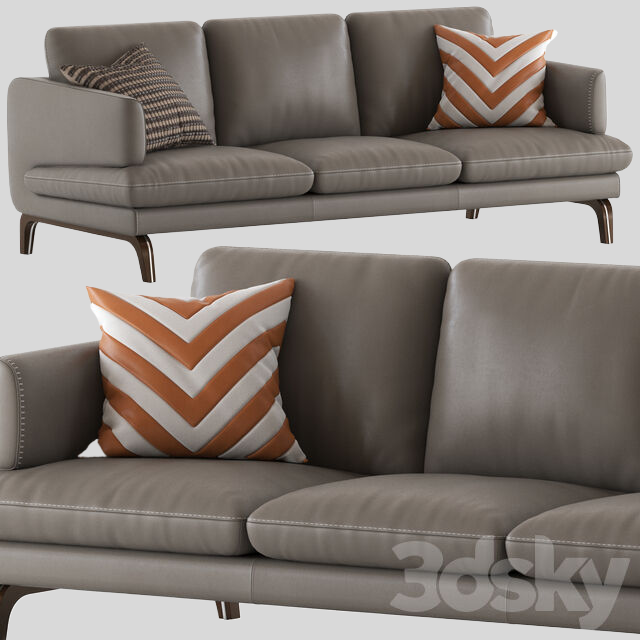 多人沙发3D模型下载-1
