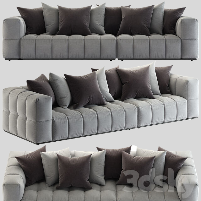 多人沙发3D模型下载-1