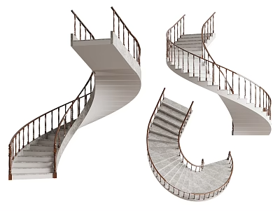 楼梯3D模型下载-1