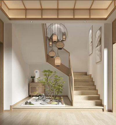 楼梯3D模型下载-1