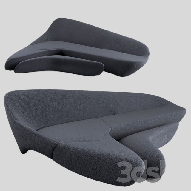 多人沙发3D模型下载-1