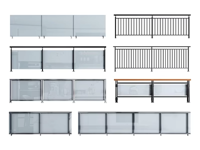 栏杆3D模型下载-1