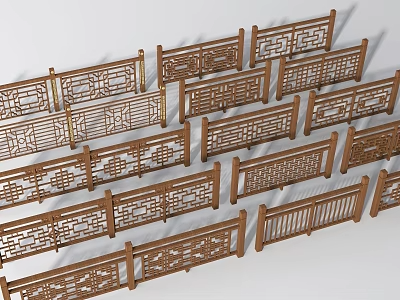 栏杆3D模型下载-1