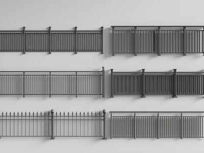 栏杆3D模型下载-1