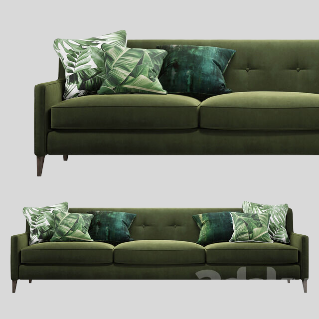 多人沙发3D模型下载-1
