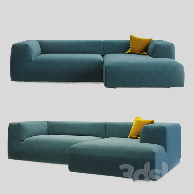 多人沙发3D模型下载-1