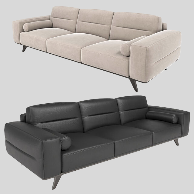 多人沙发3D模型下载-1