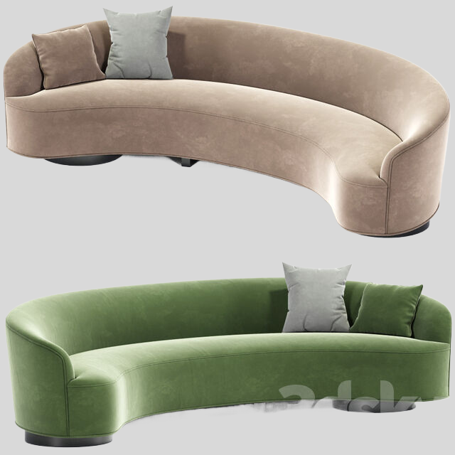 多人沙发3D模型下载-1