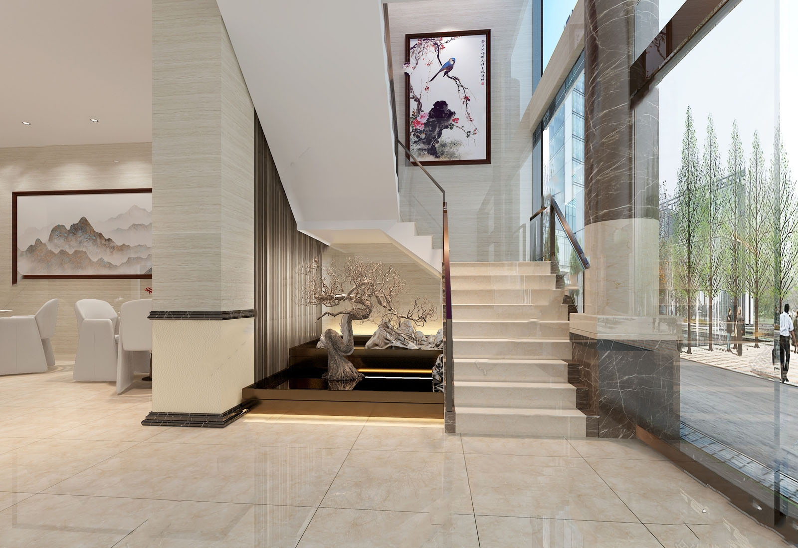 楼梯3D模型下载-1