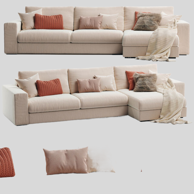 多人沙发3D模型下载-1