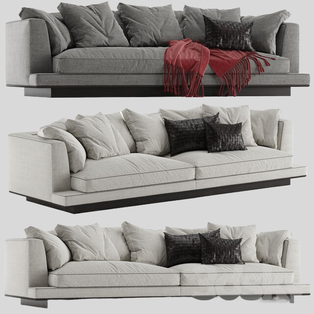 多人沙发3D模型下载-1