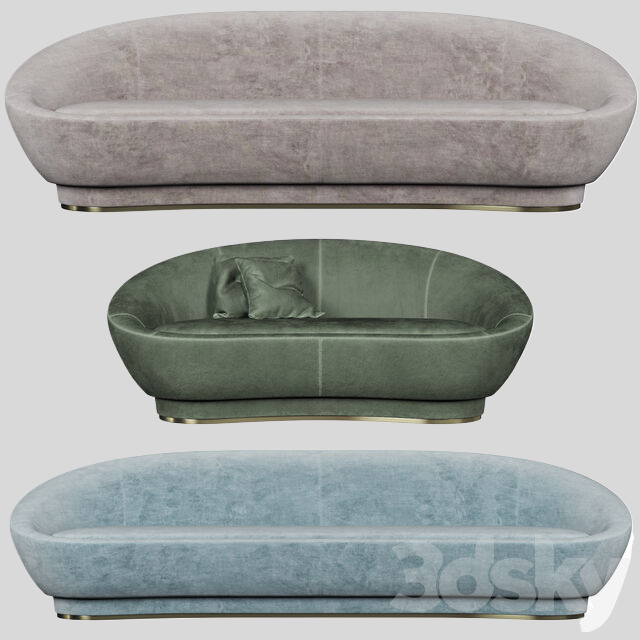 多人沙发3D模型下载-1