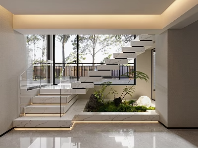 楼梯3D模型下载-1