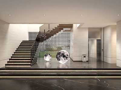 楼梯3D模型下载-1