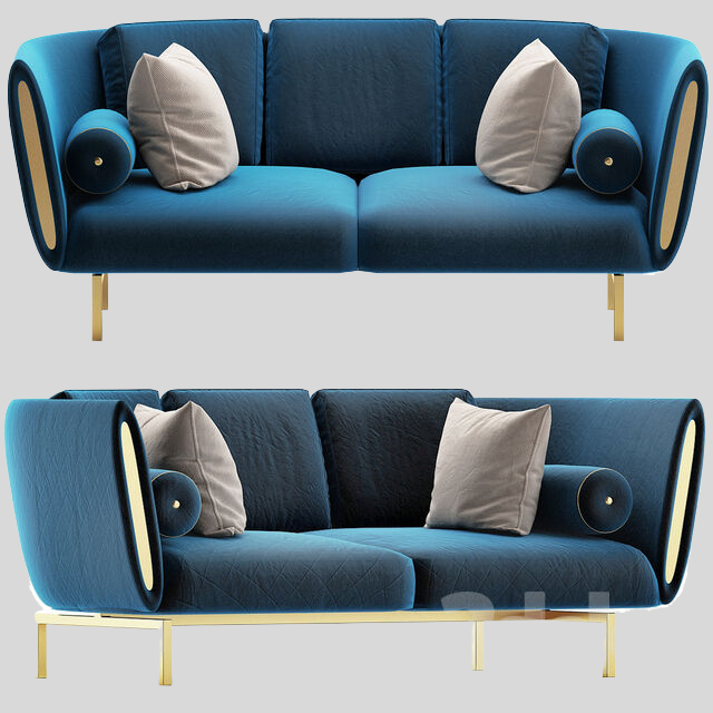 多人沙发3D模型下载-1