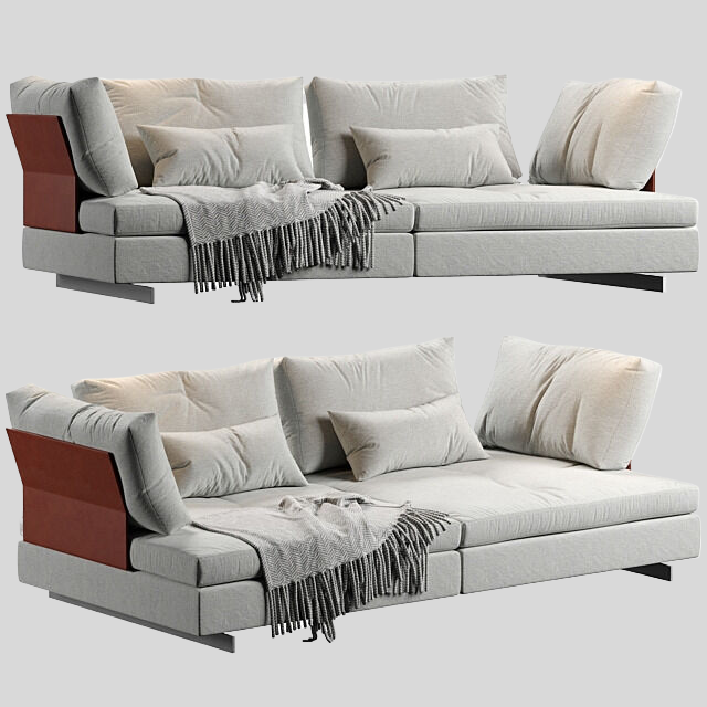 多人沙发3D模型下载-1