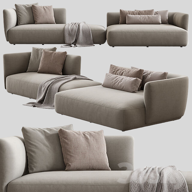 多人沙发3D模型下载-1