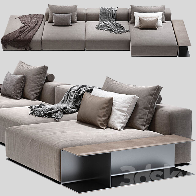 多人沙发3D模型下载-1