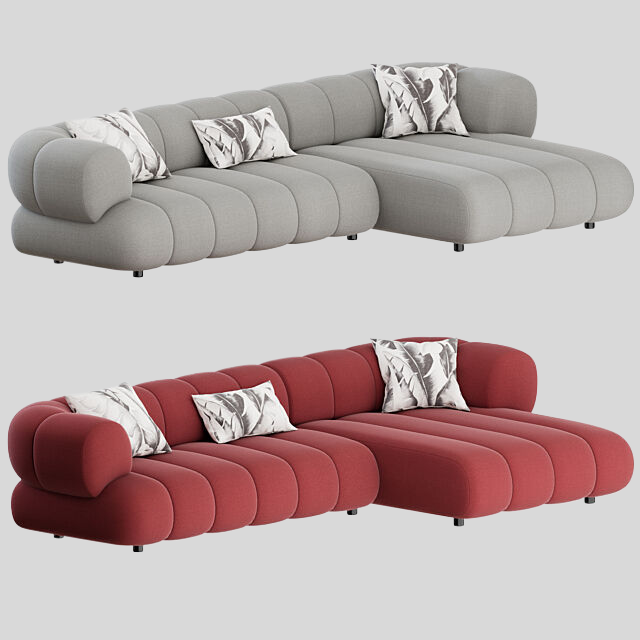 多人沙发3D模型下载-1