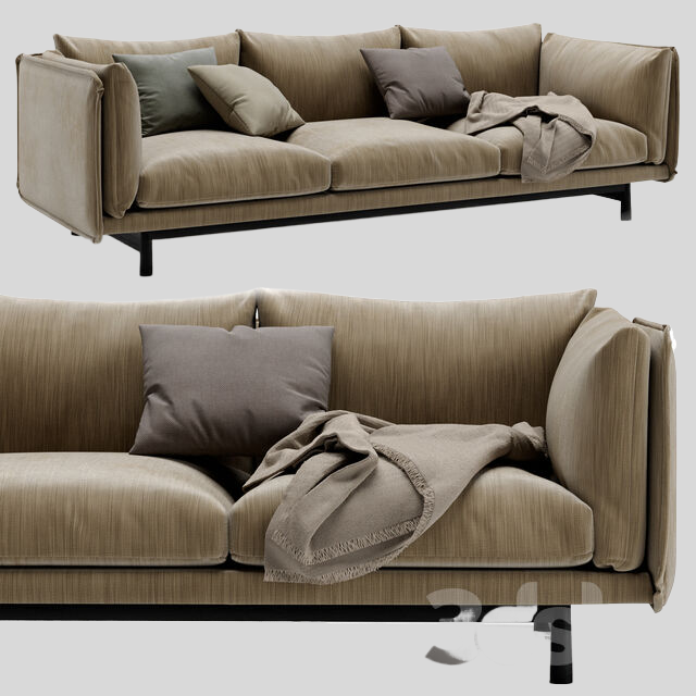 多人沙发3D模型下载-1