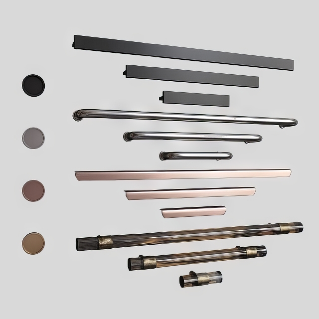 门把手_拉手五金件3D模型-1